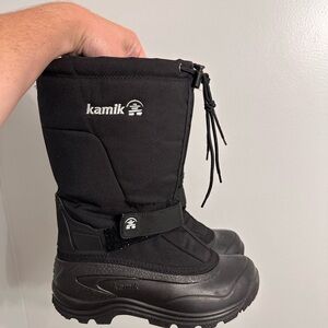Kamik Kids Black Winter Boots- 6